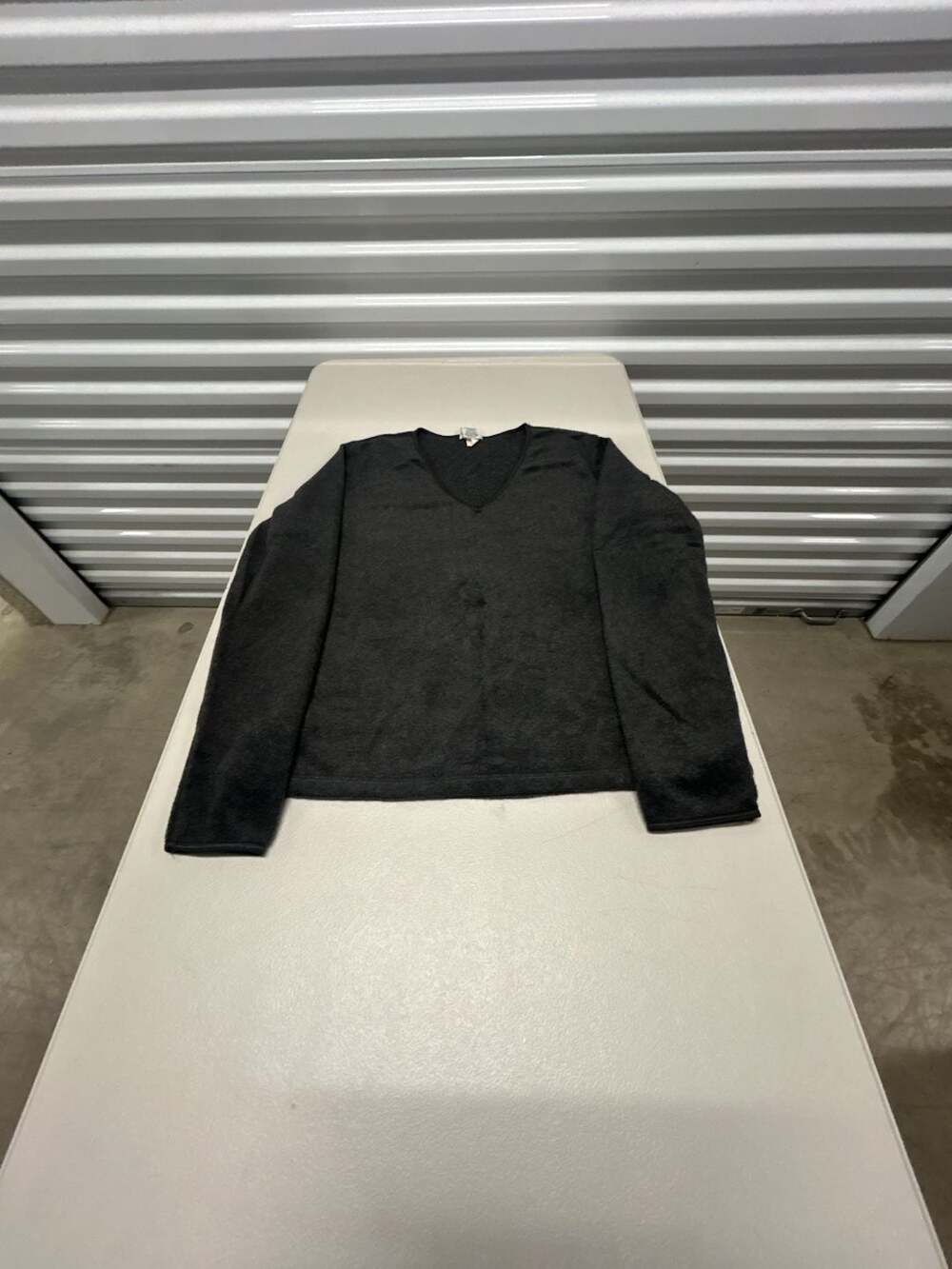 Denim & Co Cozy Fleece V-Neck Long Sleeve Pullover Top Tunic Black CHOOSE SIZE